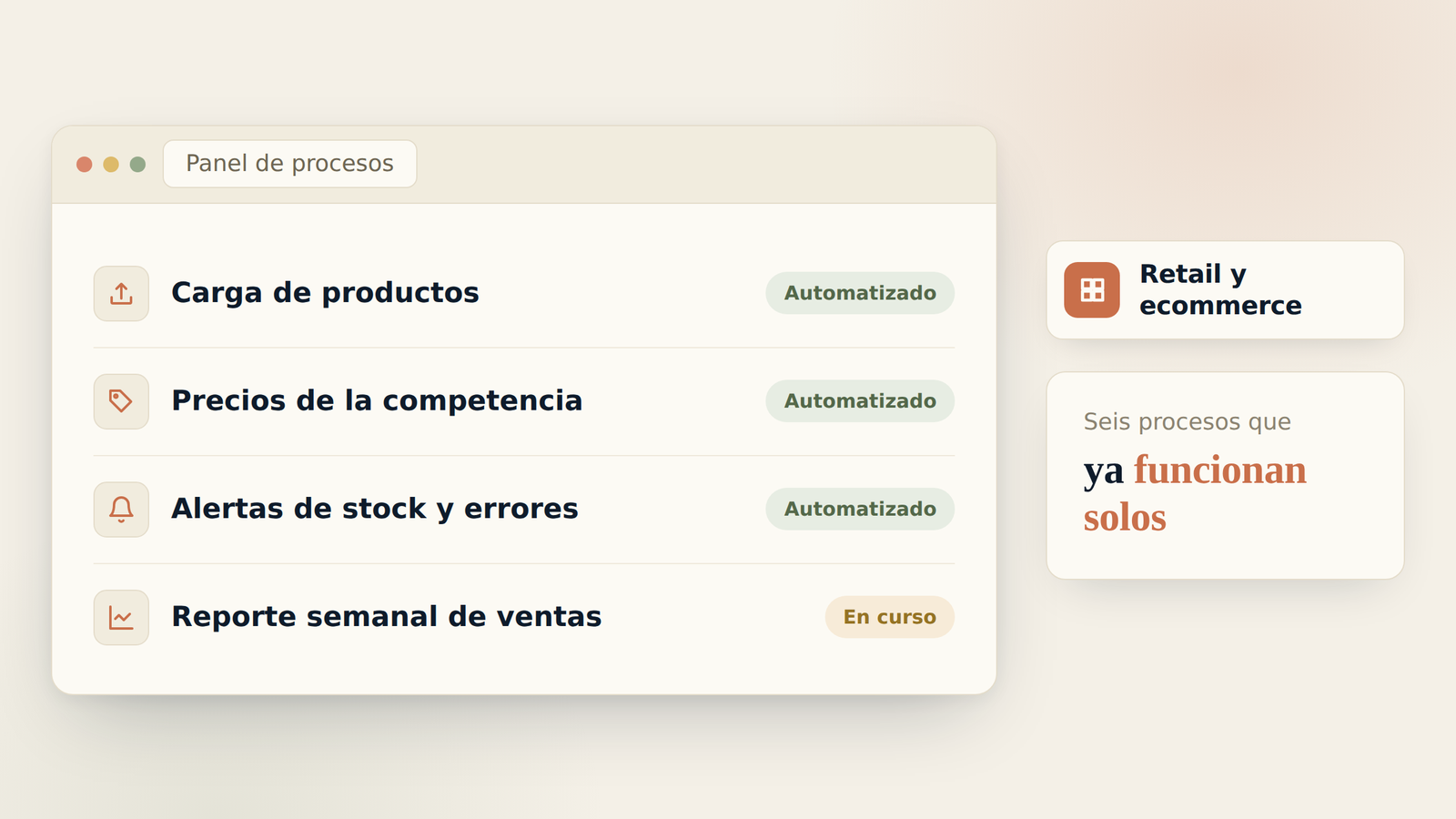 Procesos que un retail o ecommerce puede automatizar con IA